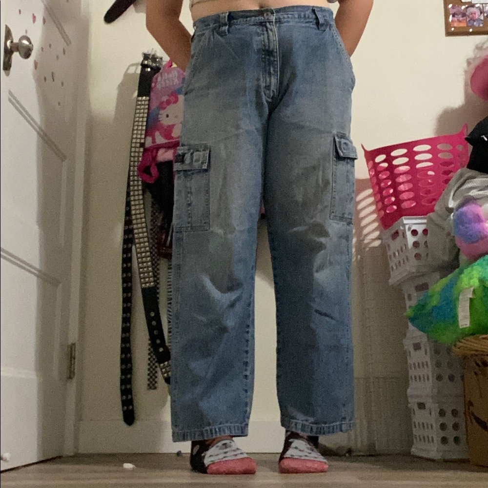Cute baggy cargo jeans